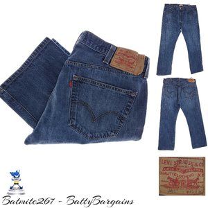 Levis 501 Button Fly Mens 40x30 Light Jeans Men's